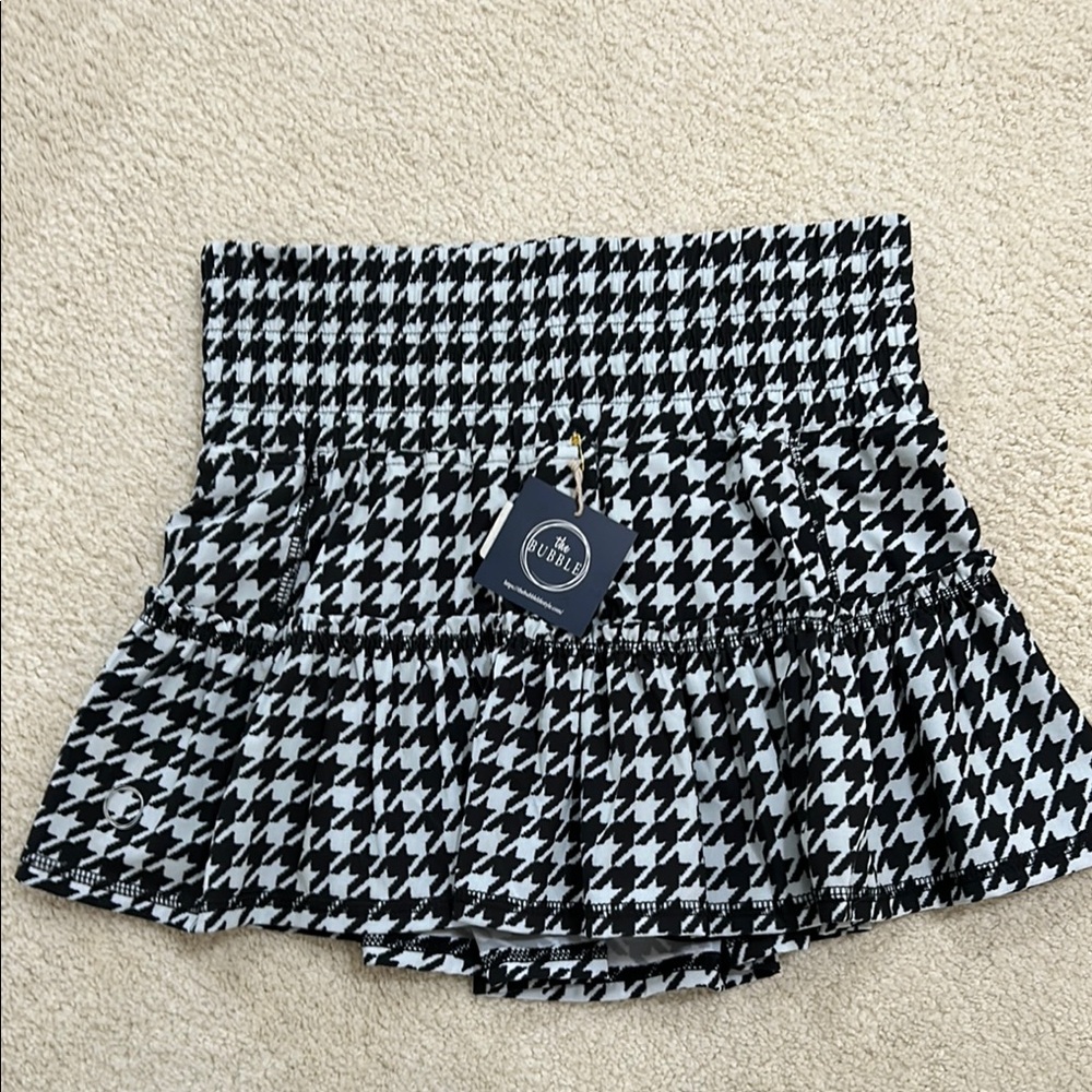 Gorgeous black/white tennis skirt - S